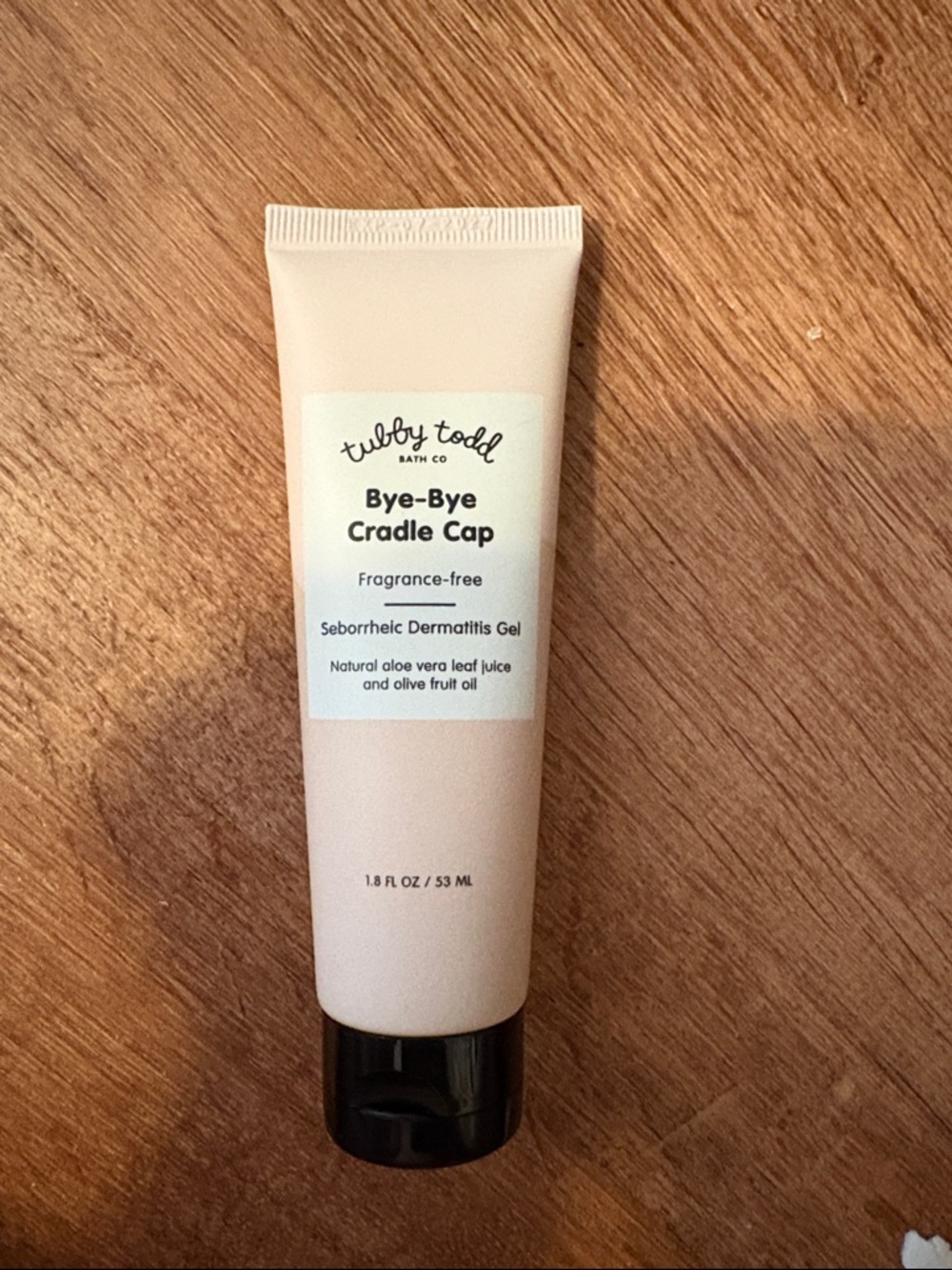 NWT Tubby Todd Bye-Bye Cradle Cap Gel   fragrance free seborrheic dermatitis gel